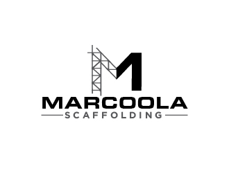 Marcoola Scaffolding  logo design by Farencia