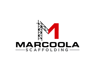 Marcoola Scaffolding  logo design by Farencia