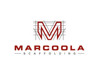 Marcoola Scaffolding  logo design by maserik