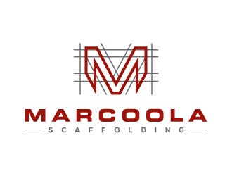 Marcoola Scaffolding  logo design by maserik