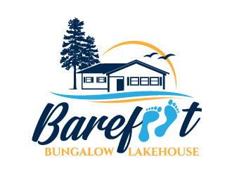 Barefoot Bungalow Lakehouse logo design by jaize
