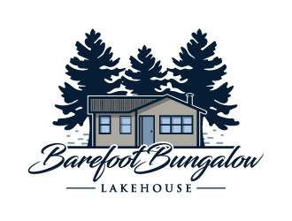 Barefoot Bungalow Lakehouse logo design by japon