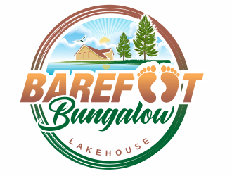 Barefoot Bungalow Lakehouse logo design by cgage20