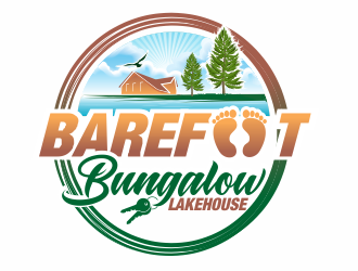 Barefoot Bungalow Lakehouse logo design by cgage20