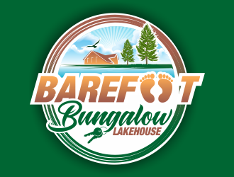 Barefoot Bungalow Lakehouse logo design by cgage20