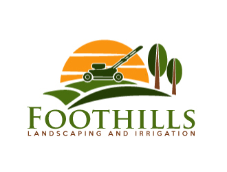 Foothills Landscaping and Irrigation logo design by AamirKhan