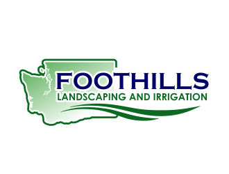 Foothills Landscaping and Irrigation logo design by serprimero