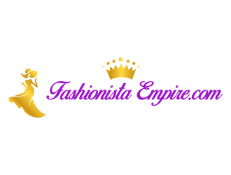 Fashionista Empire.com logo design by gateout
