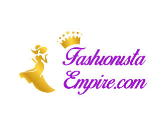 Fashionista Empire.com logo design by gateout
