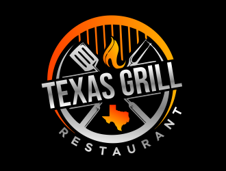 TEXAS GRILL RESTAURANT logo design by Gwerth