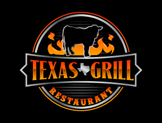 TEXAS GRILL RESTAURANT logo design by KDesigns
