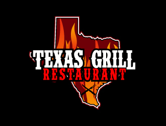 TEXAS GRILL RESTAURANT logo design by Kirito