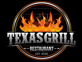 TEXAS GRILL RESTAURANT logo design by Suvendu