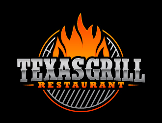 TEXAS GRILL RESTAURANT logo design by Kirito