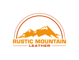 Rustic Mountain Leather logo design by Mirza