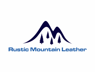 Rustic Mountain Leather logo design by santrie