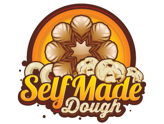 Self Made Dough logo design by LucidSketch