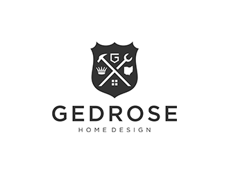 Gedrose Home Design  logo design by blackcane