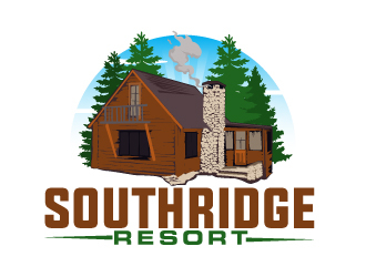 SouthRidge Resort logo design by AamirKhan