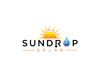 Sundrop Solar logo design by oke2angconcept