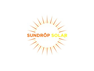 Sundrop Solar logo design by bombers