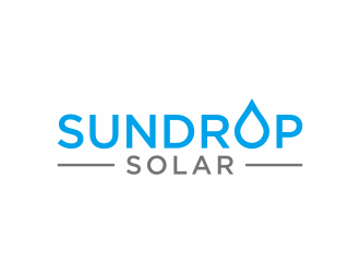 Sundrop Solar logo design by ozenkgraphic