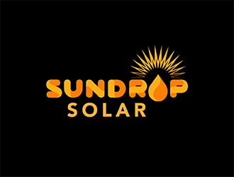 Sundrop Solar logo design by geomateo