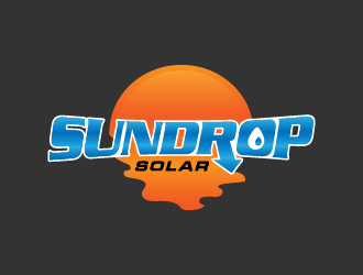 Sundrop Solar logo design by GETT