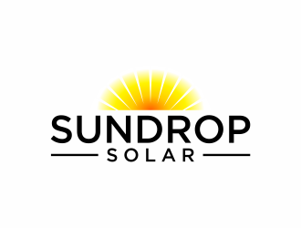 Sundrop Solar logo design by andayani*