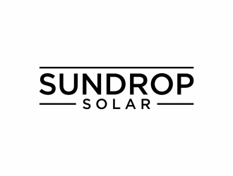 Sundrop Solar logo design by andayani*