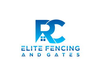 R.C ELITE FENCING AND GATES logo design by tukang ngopi