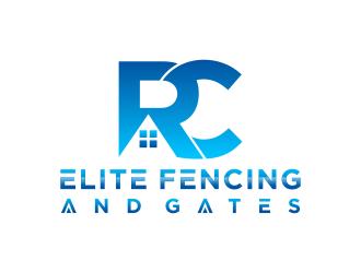 R.C ELITE FENCING AND GATES logo design by tukang ngopi