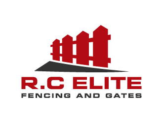 R.C ELITE FENCING AND GATES logo design by akilis13