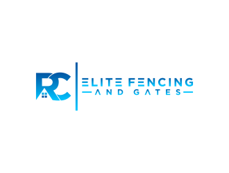R.C ELITE FENCING AND GATES logo design by tukang ngopi