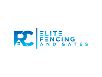 R.C ELITE FENCING AND GATES logo design by tukang ngopi