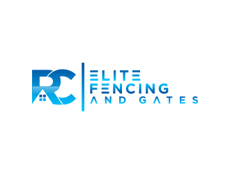 R.C ELITE FENCING AND GATES logo design by tukang ngopi