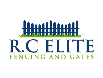 R.C ELITE FENCING AND GATES logo design by AamirKhan
