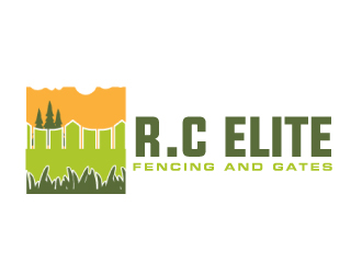 R.C ELITE FENCING AND GATES logo design by AamirKhan