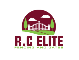 R.C ELITE FENCING AND GATES logo design by AamirKhan