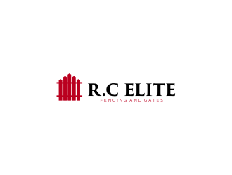 R.C ELITE FENCING AND GATES logo design by kazama