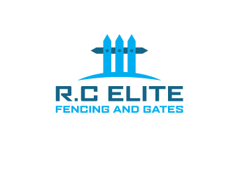 R.C ELITE FENCING AND GATES logo design by aryamaity