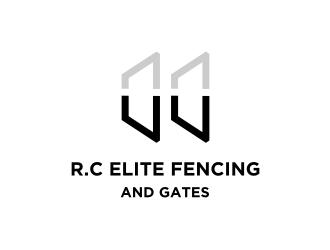 R.C ELITE FENCING AND GATES logo design by Lafayate