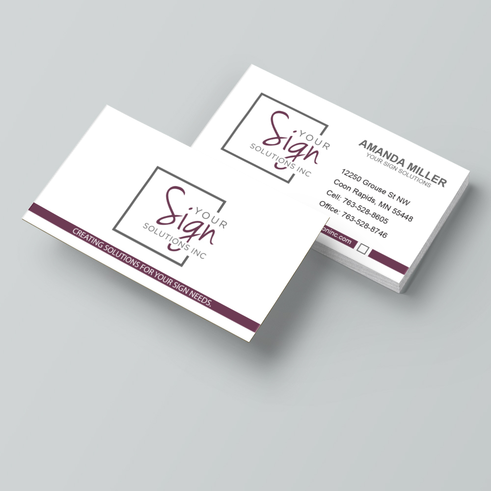 Your Sign Solutions Inc logo design by Sofia Shakir