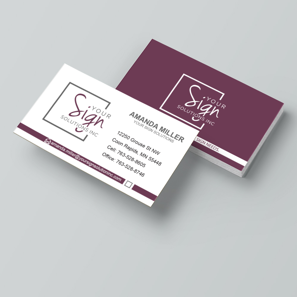 Your Sign Solutions Inc logo design by Sofia Shakir