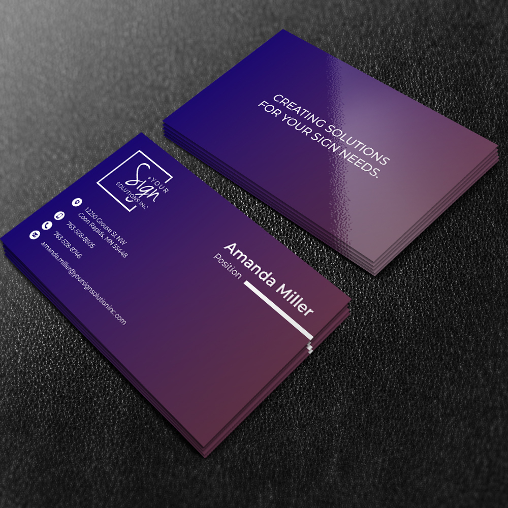 Your Sign Solutions Inc logo design by mattlyn