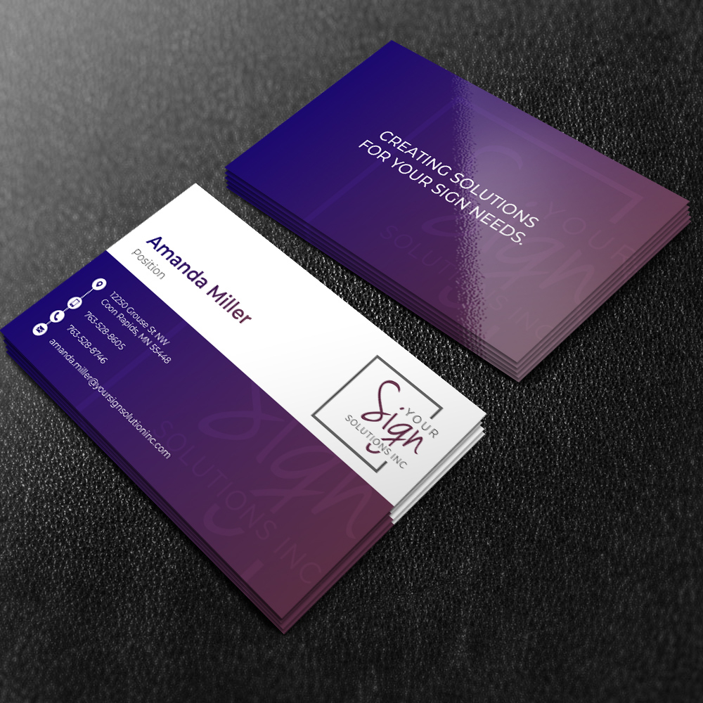 Your Sign Solutions Inc logo design by mattlyn