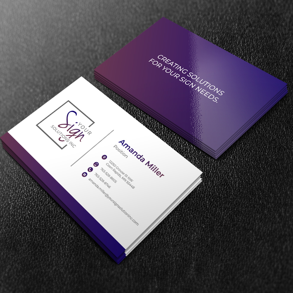 Your Sign Solutions Inc logo design by mattlyn