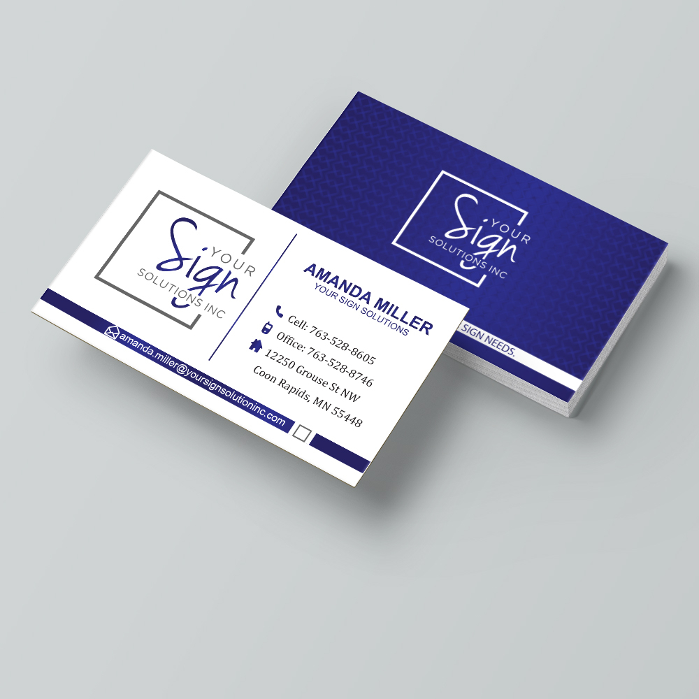 Your Sign Solutions Inc logo design by Sofia Shakir