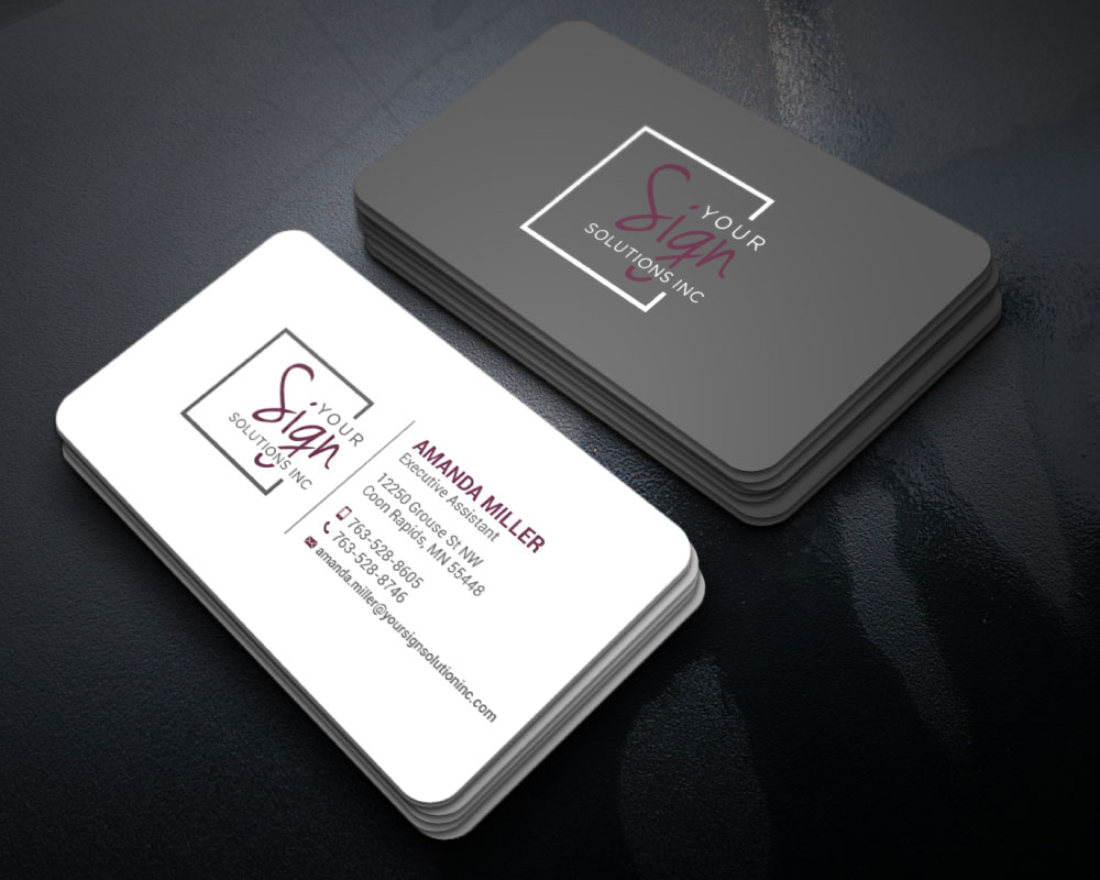 Your Sign Solutions Inc logo design by Boomstudioz