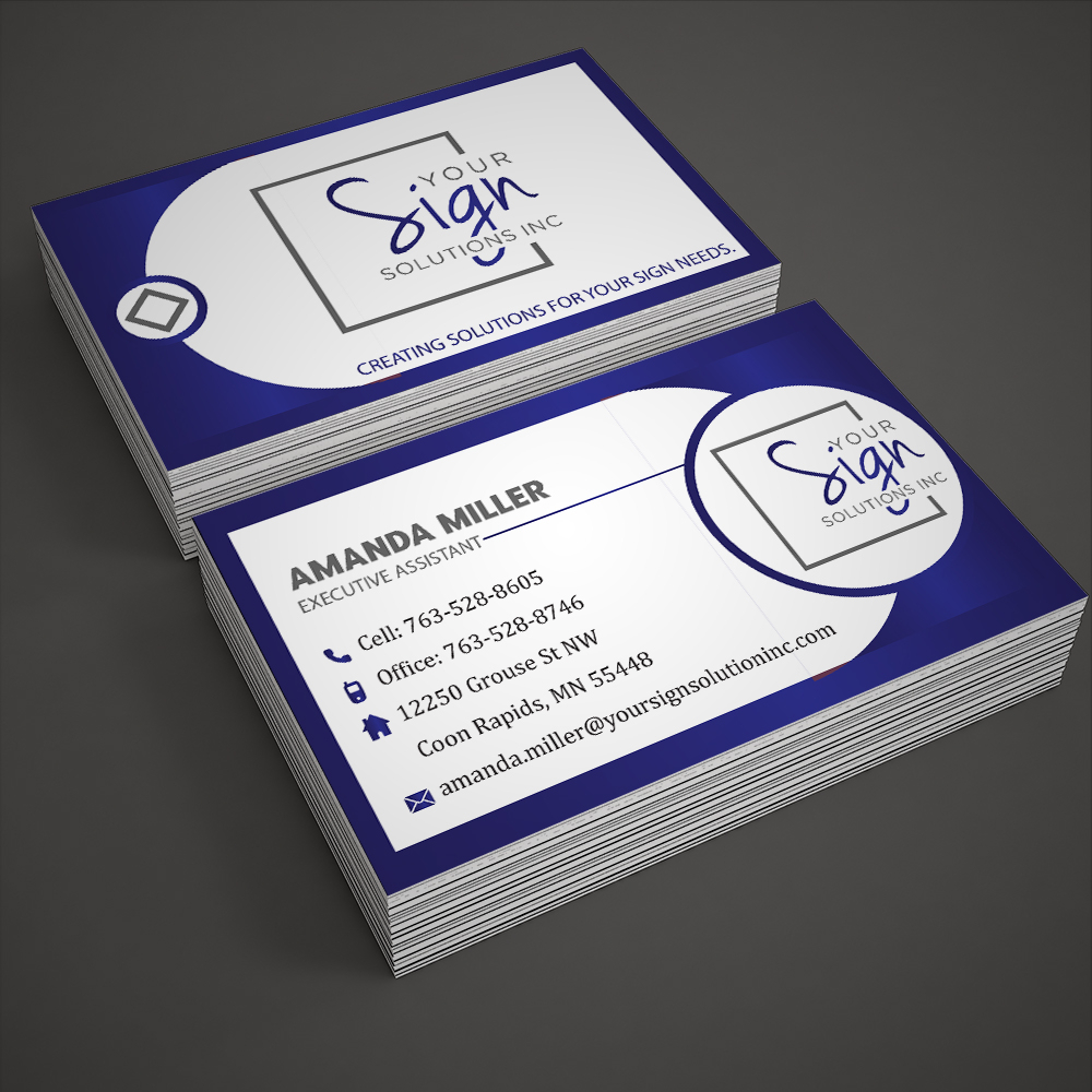 Your Sign Solutions Inc logo design by Sofia Shakir